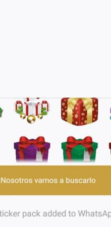 Stickers de Navidad para WhatsApp
