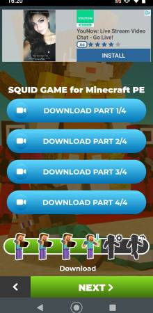 Squid Game Mod Master for MCPE