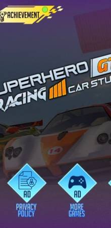 Superhero GT Racing Car Stunts