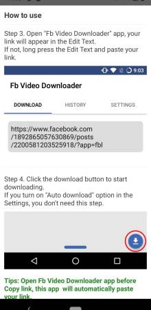 Video Downloader para Facebook