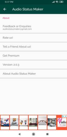 Audio Status Maker