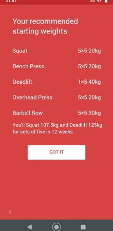 Stronglifts 5x5