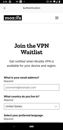 Mozilla VPN