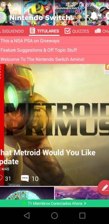 Nintendo Switch Amino