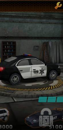 Persecución coche de policía